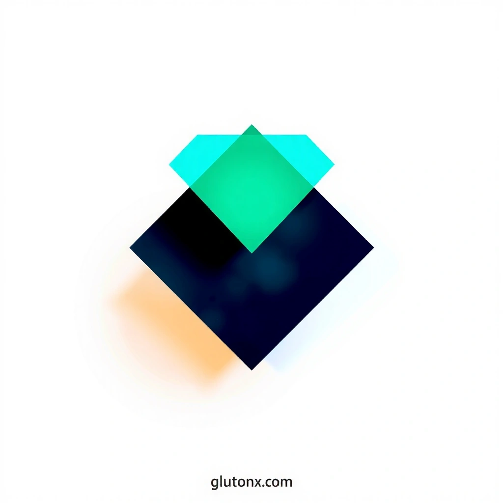 Abstract geometric UI layers